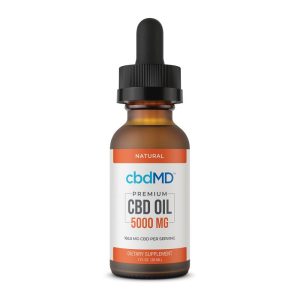 CBD Oil Tincture NATURAL - 5000 MG - 30 ML