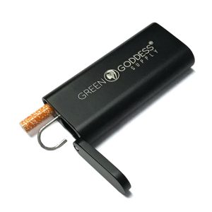 4" Aluminum Dugout with Magnetic Top - Black