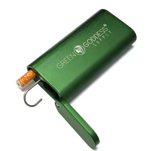 4" Aluminum Dugout with Magnetic Top - Green