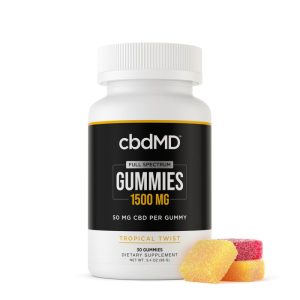 CBDMD Fruit Twist Full Spectrum CBD Gummies - 1500 MG