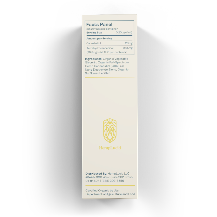 Organic Full-Spectrum Water Soluble CBD