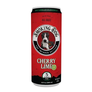 SMOKING DOG THC SELTZER 5MG (Cherry Lime) - Single