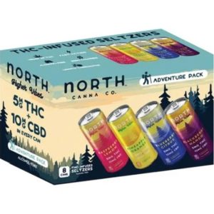 North Canna Co 5mg THC Adventure Pack 8pk Cans