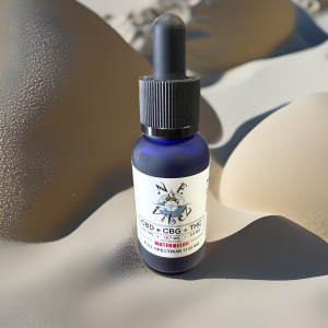 N.E. Vibez – CBD+CBG+THC 1:1 Full Spectrum Tincture – 1100mg
